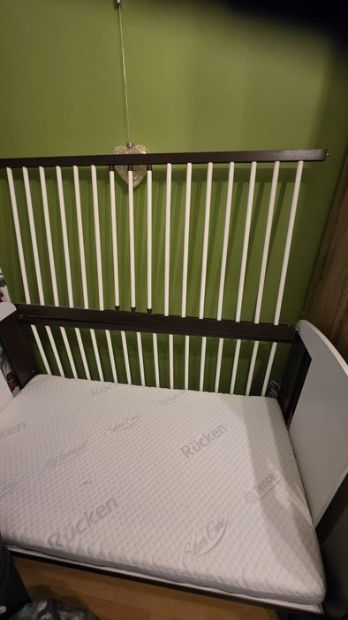 Łóżeczko dla dziecka + materac Rukka