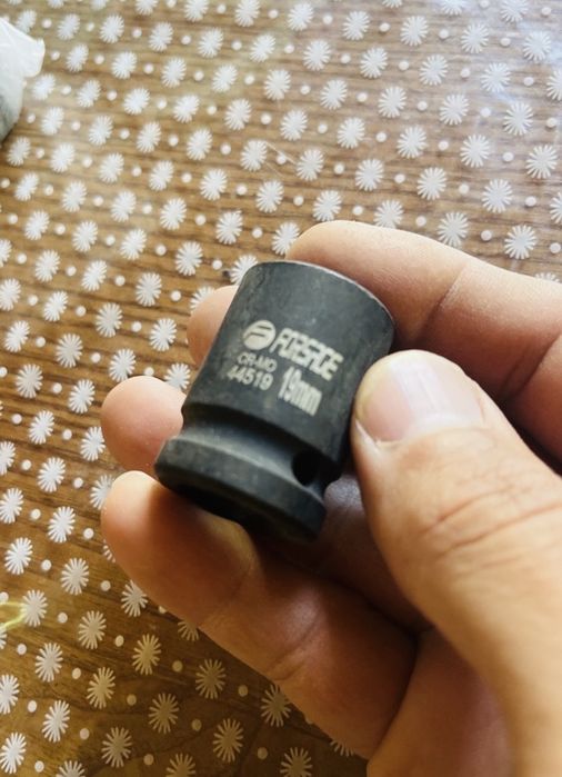 нова ударна підсилена шестигранна головка 19мм 1/2 квадрат сантехніка