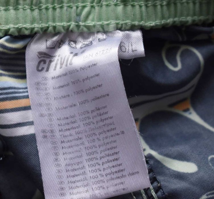 Spodenki szorty L plażowe sportowe letnie luźne cienkie plażę