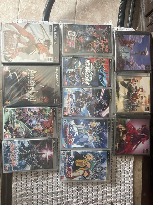 Coleçao de jogos versão Japonesa