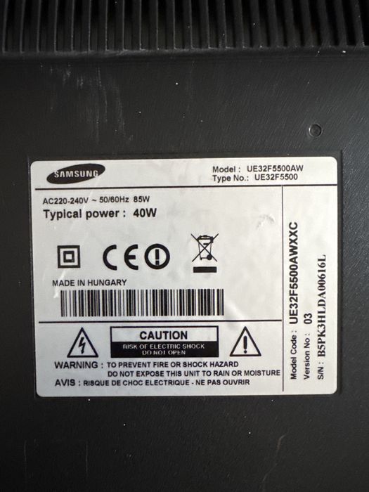 Samsung TV 32” Full HD
