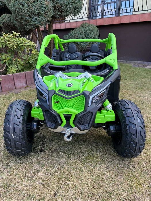 Auto na akumulator 2 osobowy Buggy CAN-AM 24V 4×200W pompowane koła