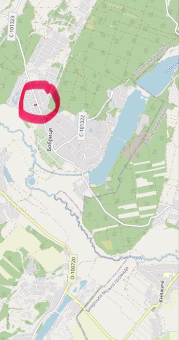 Ділянка-14,6сот./Під Києвом/с.БОБРИЦЯ/під ЗАБУДОВУ!без Комісіі