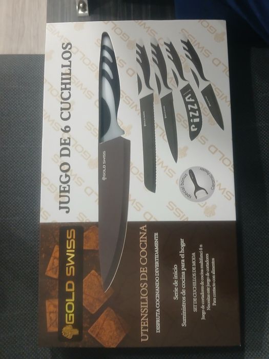 Vendo conjunto de facas para cozinha novo na caixa