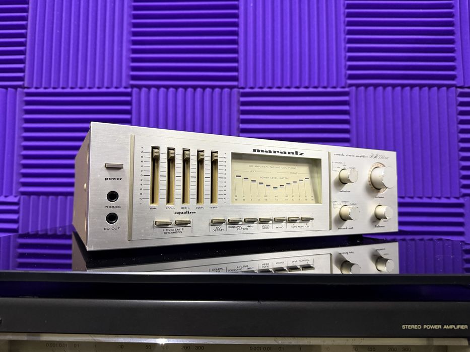 ‼️ Marantz PM-550DC - Uszkodzony wzmacniacz stereo z wbudowanym korektorem graficznym, Audio Room