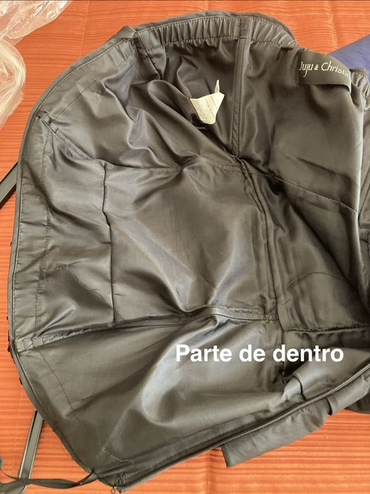 Vestido Cetim Azul/Preto c/ Lantejoulas