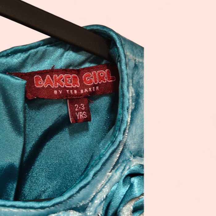 Святкове плаття baker girl (ted baker). Оксамит віскоза+шовк. 2-3 роки