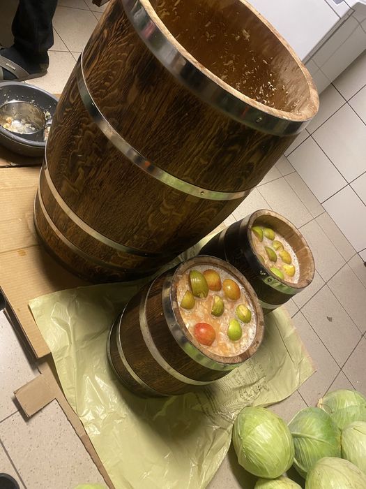 Kapusta Kiszona  EKO ( Żadnego  plastiku ) w Beczce Dębowej