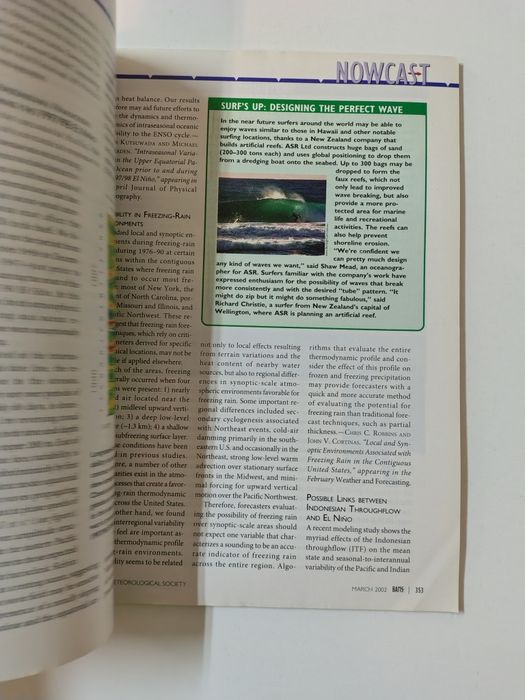 BAMS - Bulletin of The American meteorological society

Volume 83 Numb