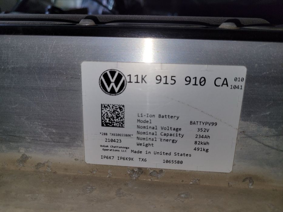 Volkswagen Батарея 82kwh 2023 VW ID.4,