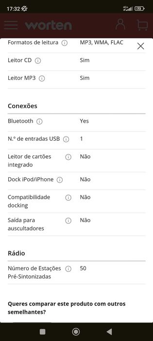 Aparelhagem Hi-Fi LG