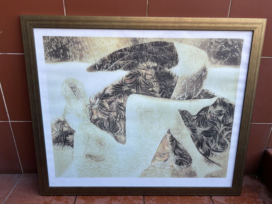 Офорт. Клеопатра. Автор Гурьев