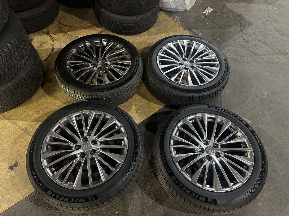 Диски с резиной, Toyota Highlander, 235/55R20, Michelin Pilot Sport