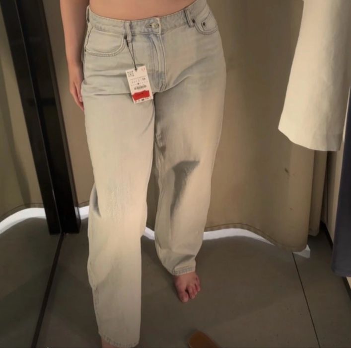 Jeansy Zara, rozmiar L