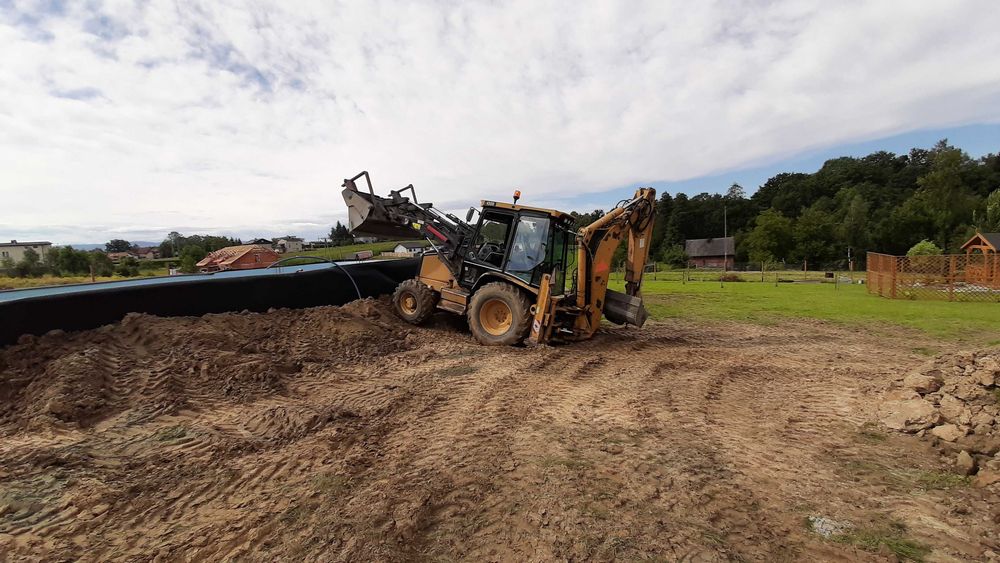 Koparko-ładowarka, minikoparka, USŁUGI