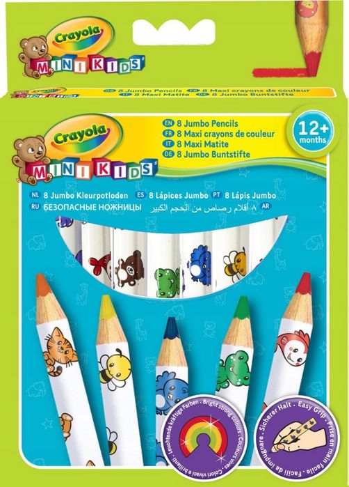 Crayola Pierwsze kredki ołówkowe Mini Kids