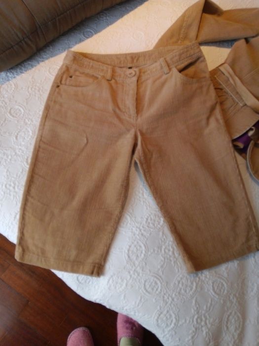 Conjunto casaco e calção Naf Naf