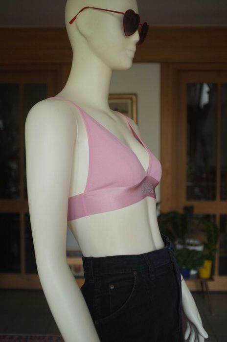 miękki sportowy stanik braletka biustonosz Primark x Barbie Bralette