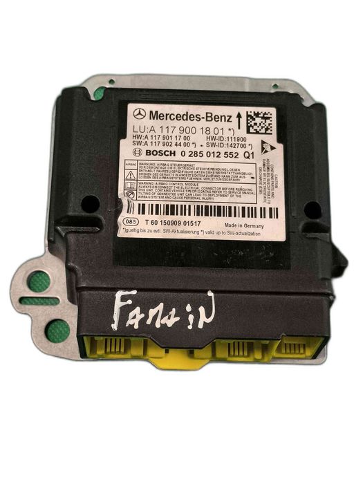 Centralina Airbag MERCEDES-BENZ A-CLASS A1179001801 (OEM) | A1179011700 (OEM) | A1179024400 (OEM) | 0285012552 (OEM)