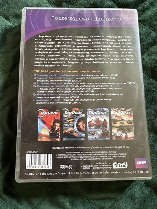 Top gear box 4 dvd stan bdb