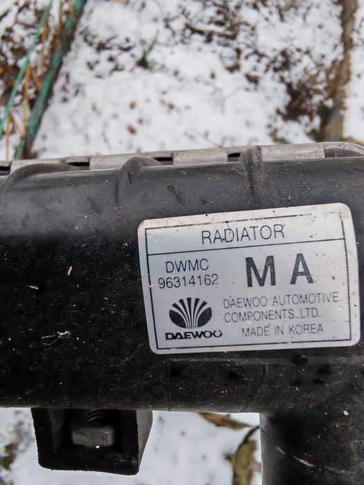Радиатор Daewoo matiz
