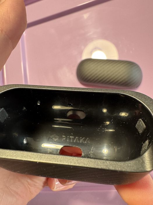 Захисний чохол PITAKA MagEZ з MagSafe Чорний для AirPods (Gen3)