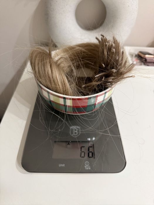 Włosy naturalne chłodny blond