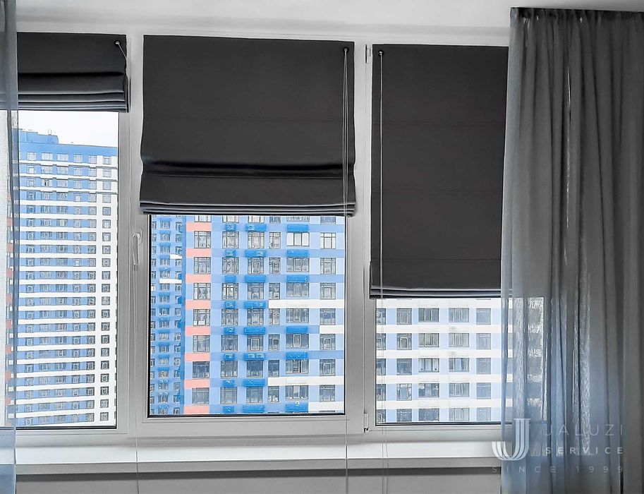 Жалюзи день ночь с установкой или без. Рулонные шторы Римские Шторы