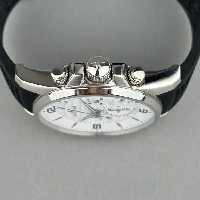 Zegarek naręczny męski Jacques Lemans | biały chronograf