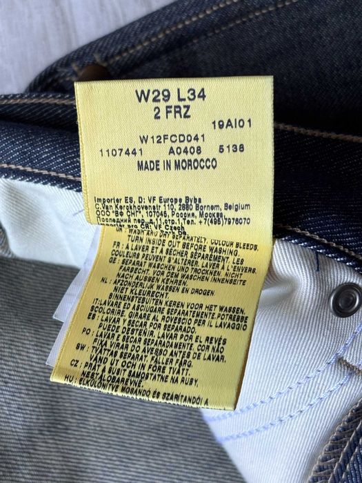 Wrangler 2FR W29 L34 Męskie Jeansy Regular Straight Granatowe Opium Y2K