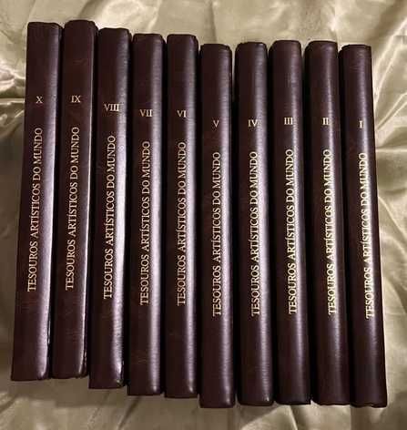 Grande Enciclopédias dos "Tesouros Artísticos do Mundo" - 10 e 30 VOLUMES