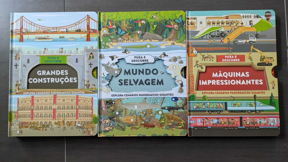 livro PUXA E DESCOBRE: explora cenários panorâmicos gigantes
BOOKSMILE