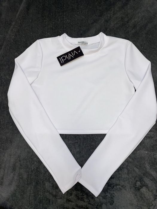 Білий Укороченый лонг