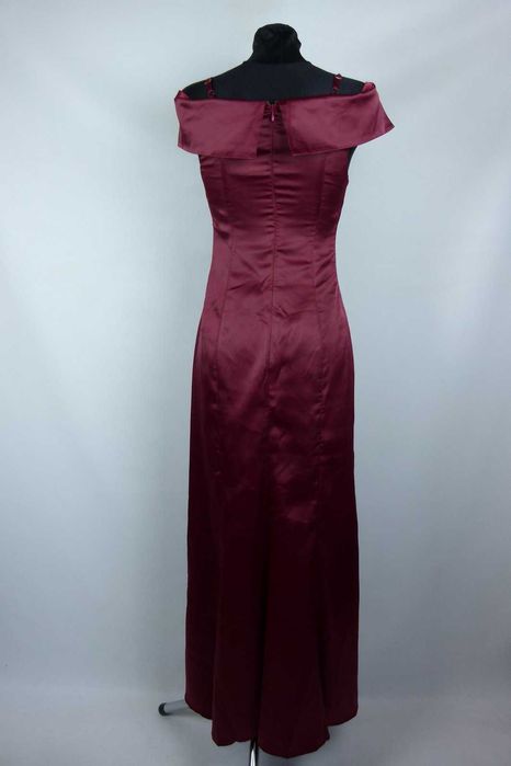 Bonprix wieczorowa satynowa sukienka maxi 8 / 34