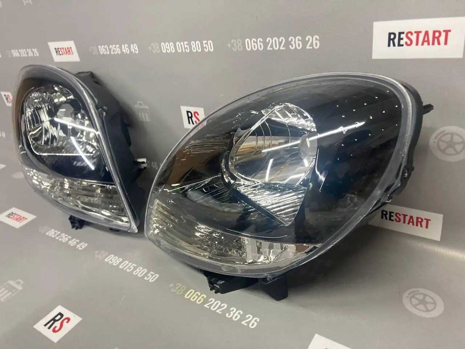 Фари передні чорні Renault Kangoo Рено Кенго фара 2003-2008 6061107E