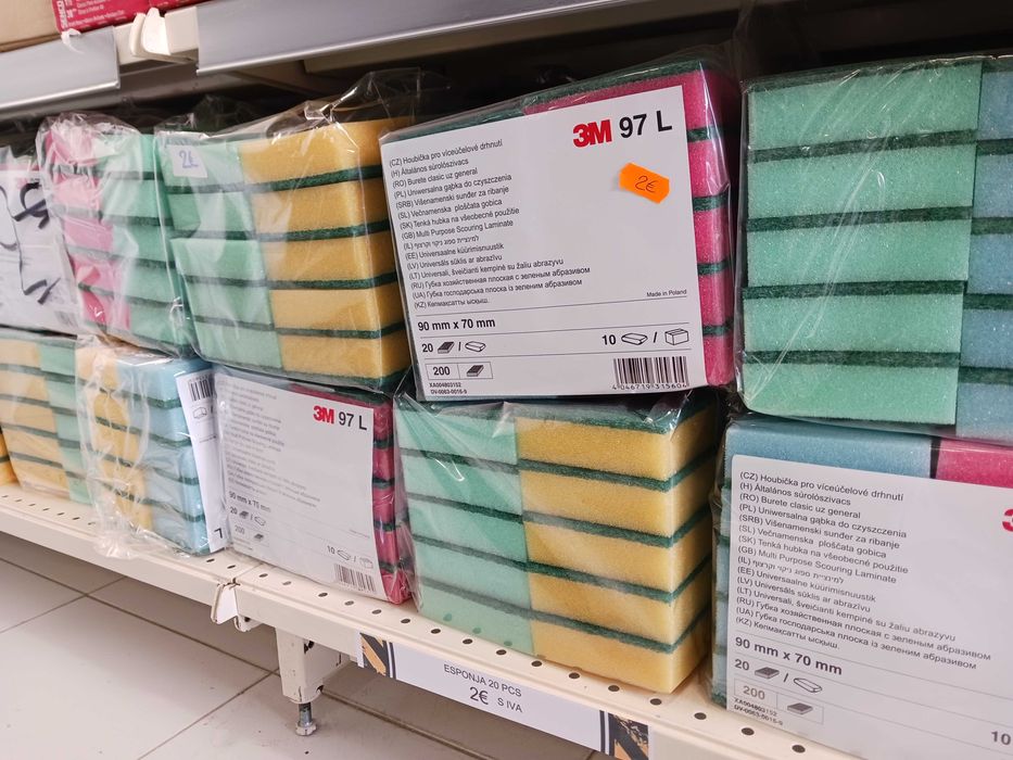 esfregão scotch-brite 3m 20 unidades