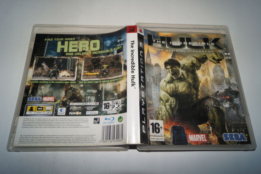 The Incredible Hulk (2008) Playstation 3 (Ps3) Pudełkowa