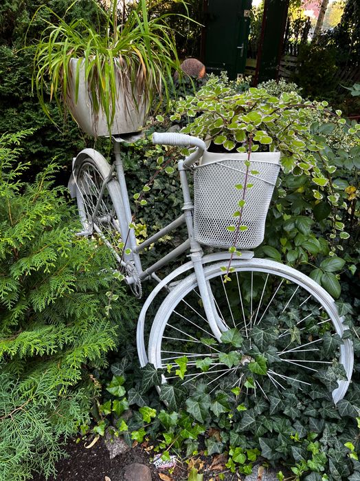 Rower dekoracja ogrodowa