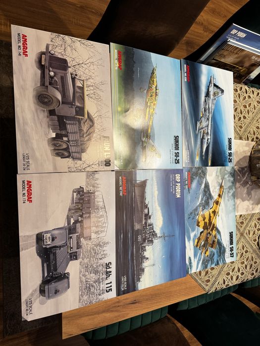 Angraf - 5 szt.  Modele papierowe