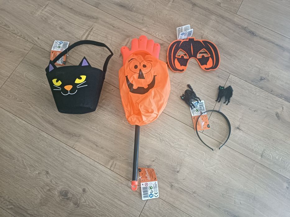 Strój Haloween zestaw dodatków do przebrania