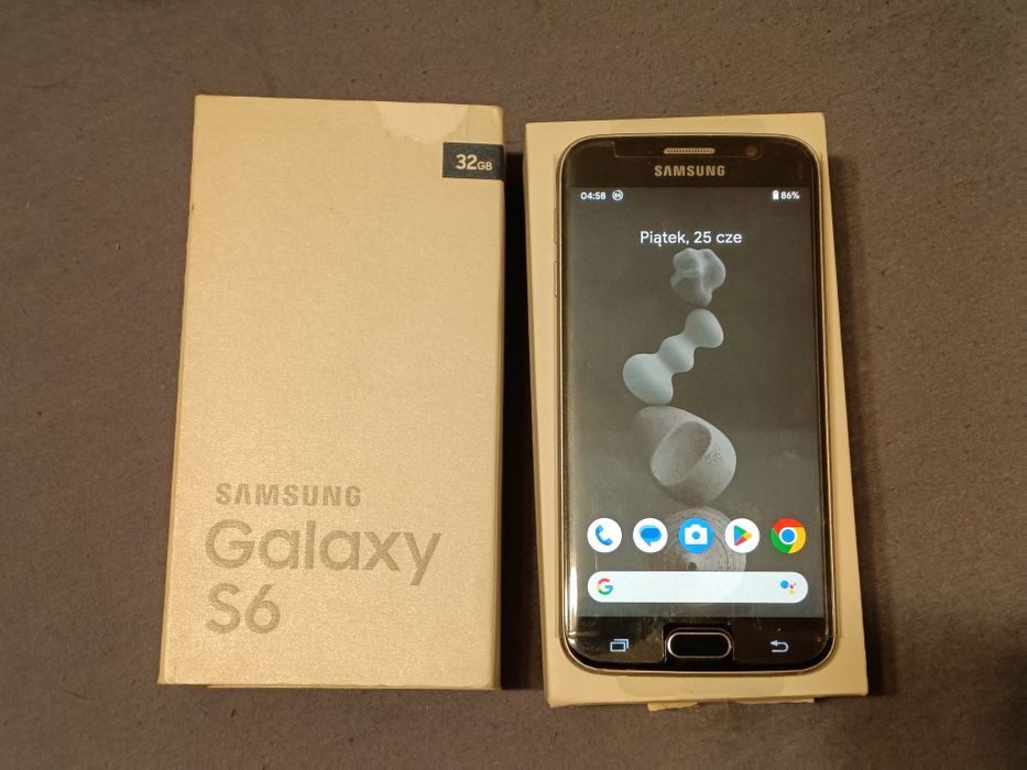 Samsung Galaxy S6 Zadbany Android 11 Pudełko