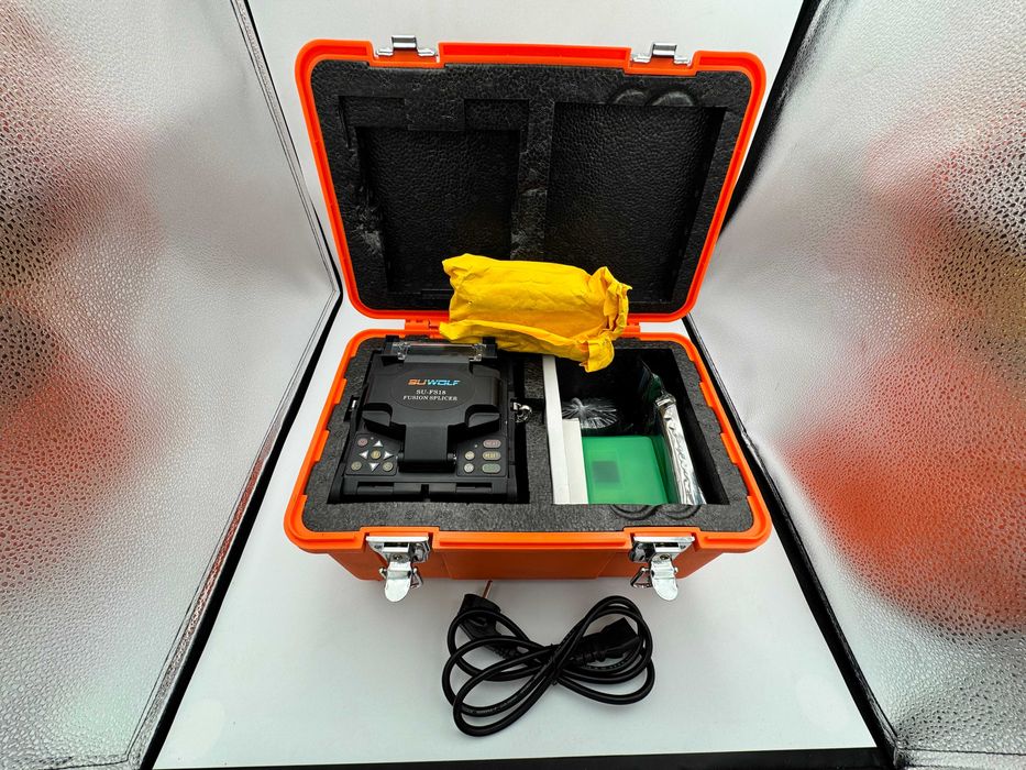 Spawarka światłowodowa SUWOLF SU-FS18 – akcesoria + druga na części