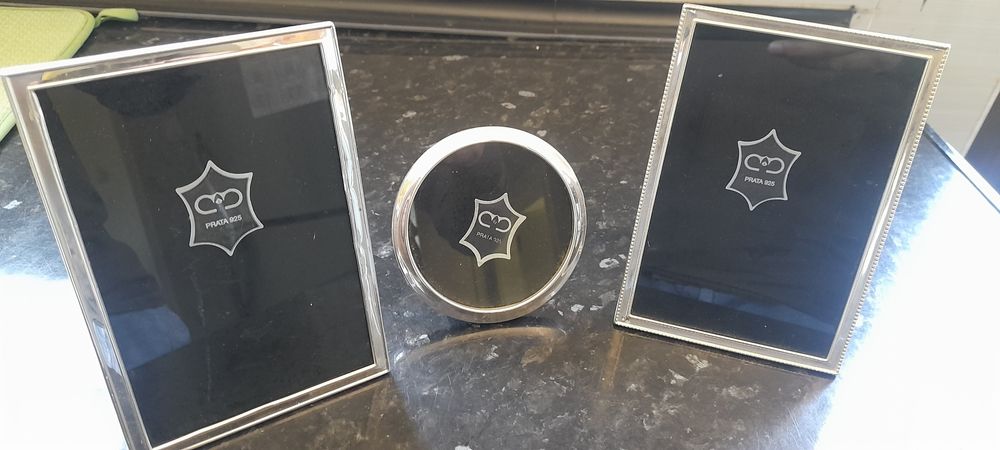 Molduras em prata de Lei 925