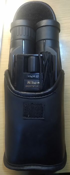 Binóculos Nikon e Pentax