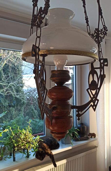 Nowy klosz do lampy naftowej wiszącej 30cm