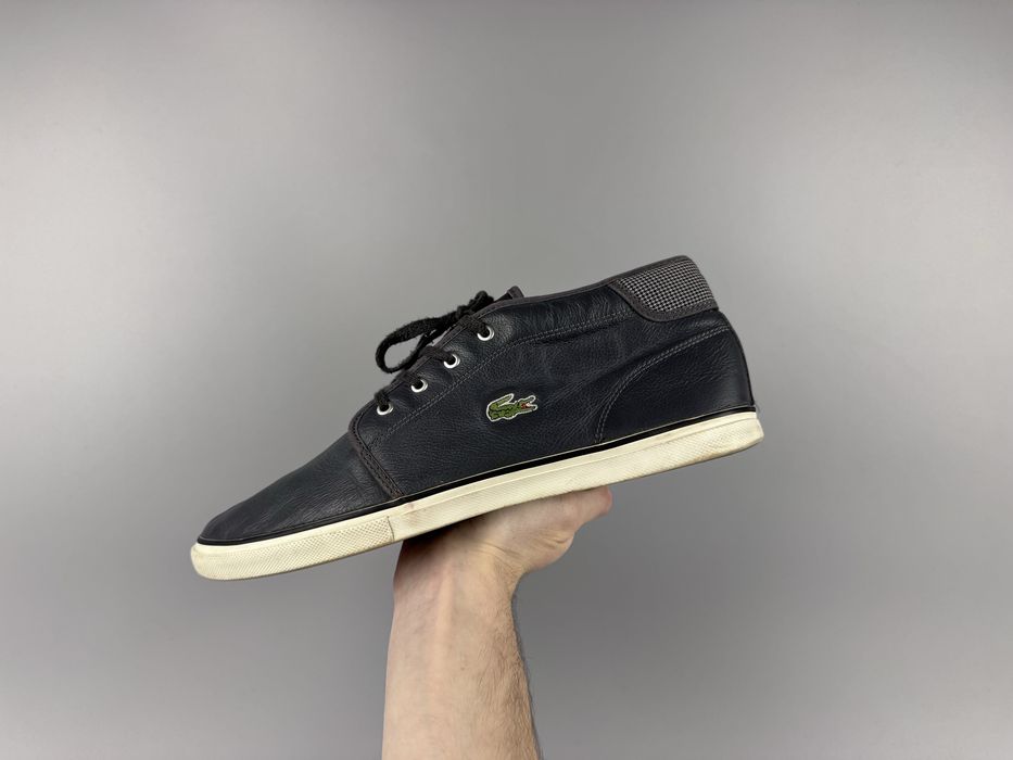 Розмір 46 29 см Чоловічі шкіряні кросівки Lacoste Ampthill