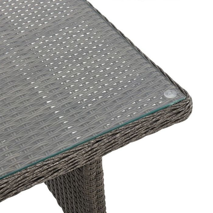 Stół ogrodowy technoratan szary