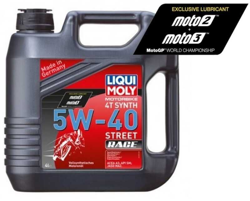 Embalagem de 4L óleo Liqui Moly 100% sintético 5W-40 Street Race