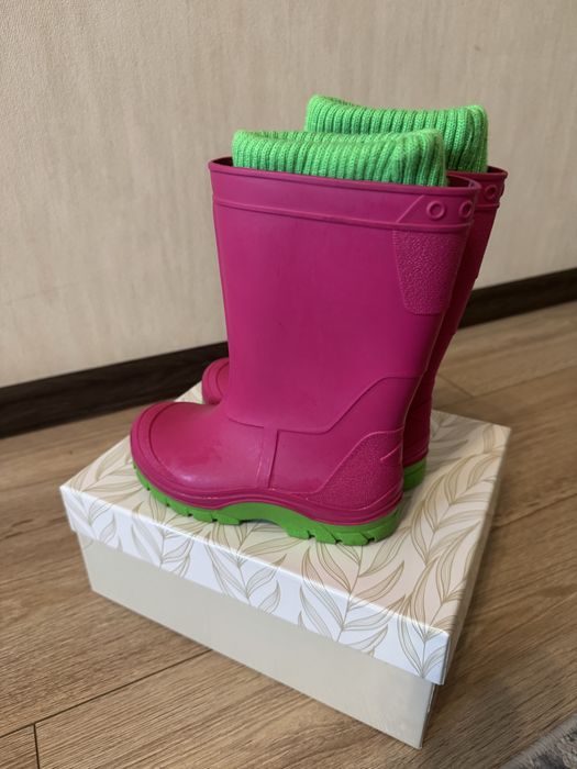 Гумові чобітки для дівчинки 20 см