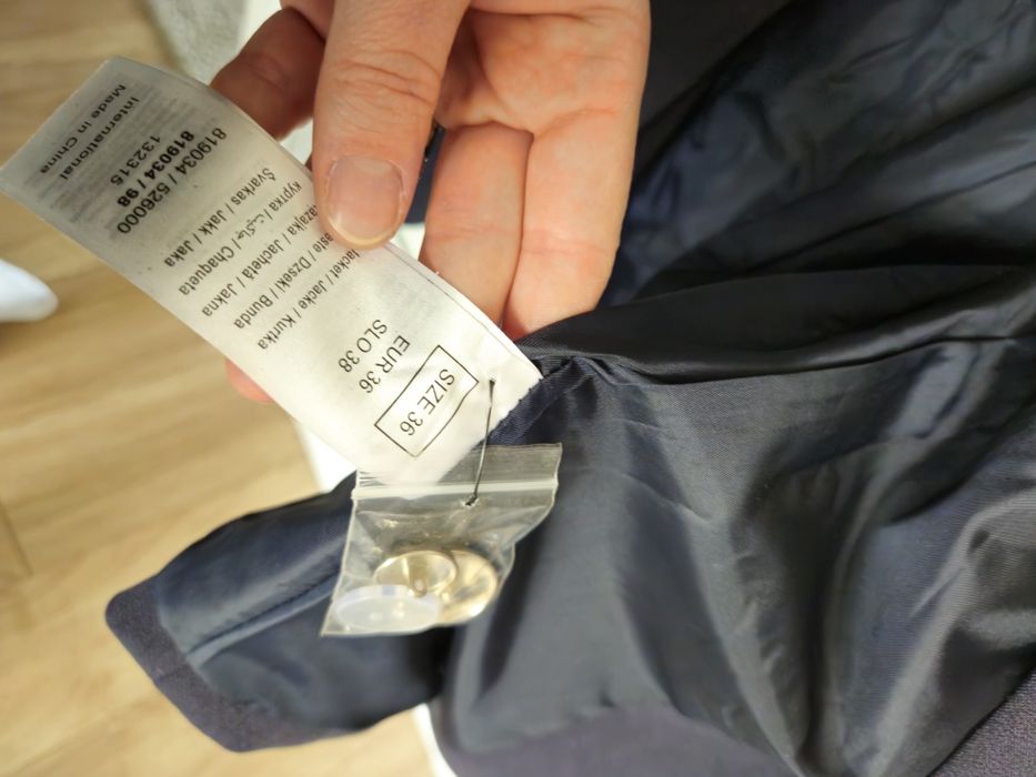 Płaszcz wiosenny Orsay r36 granatowy